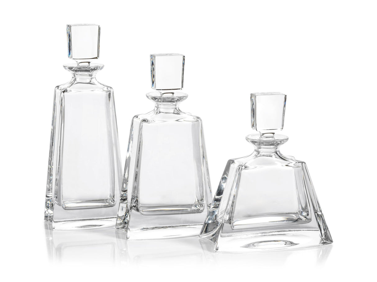 Zodax 4.25" x 11.75" Beddington Crystal Glass Decanter