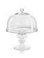Zodax Clear Vellerti Glass Cake Stand