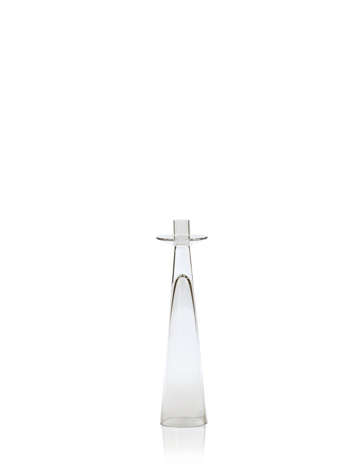 Zodax Small Alina Glass Taper Candle Holder
