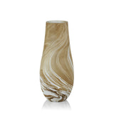 Zodax 6" x 14" Bellshill Mango Wood Marbleized Vase