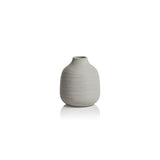 Zodax 5.75" Weston White Porcelain Vase