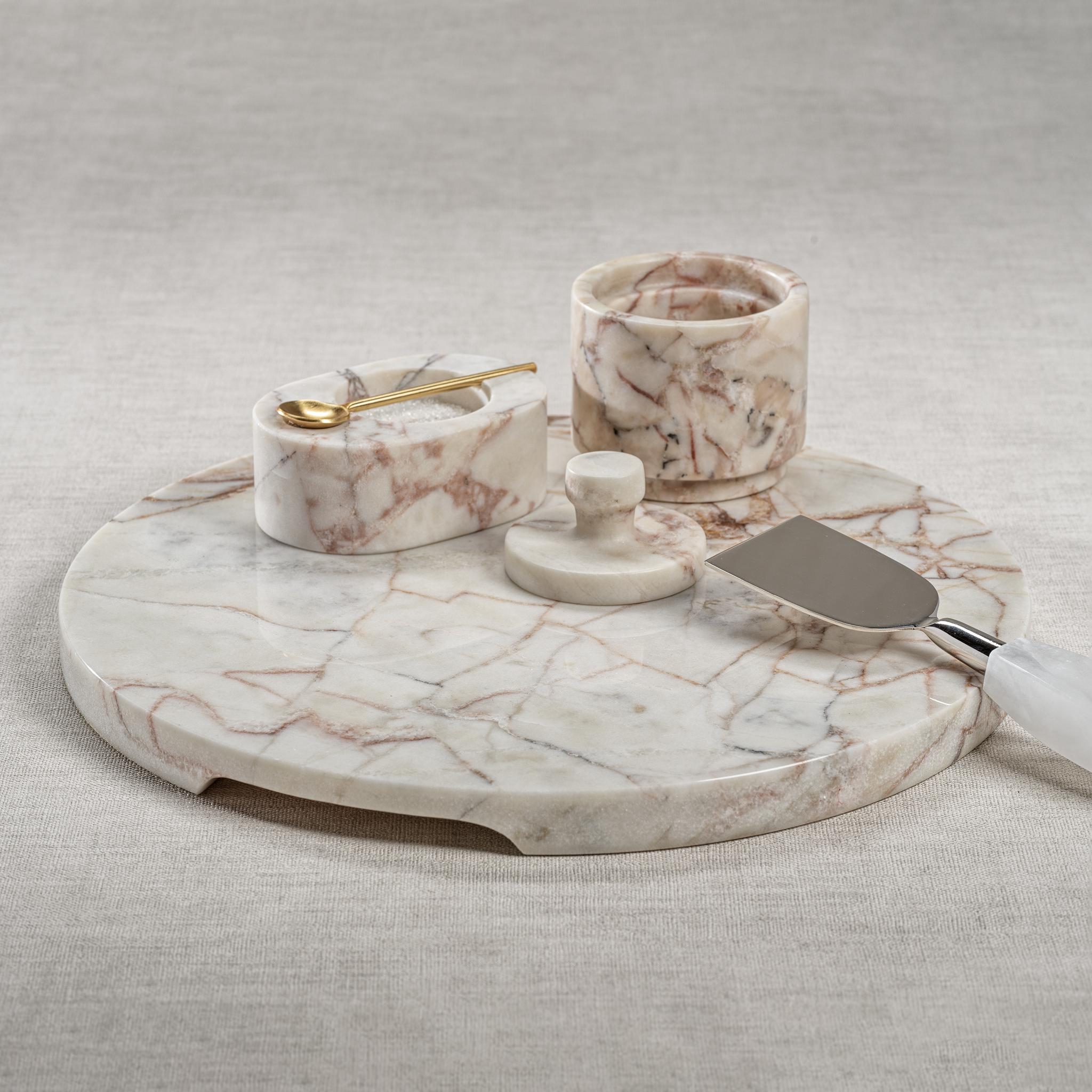 Zodax Rezi Marble Cheese & Charcuterie Board