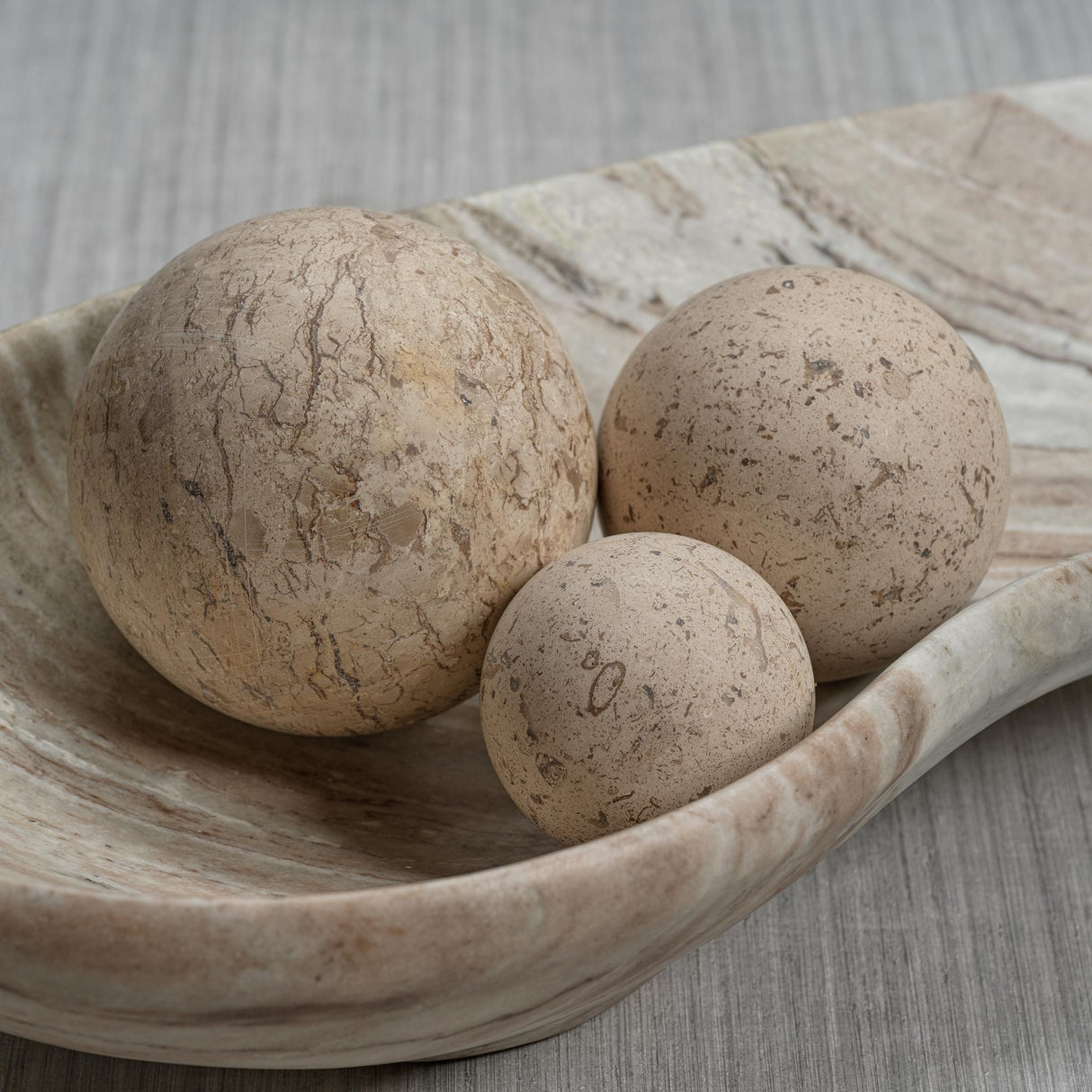 Zodax Large Foru Travertine Stone Fill Ball