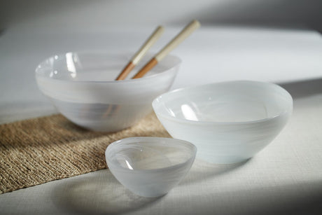 Zodax Reneta Alabaster Glass Bowls, Set of 6