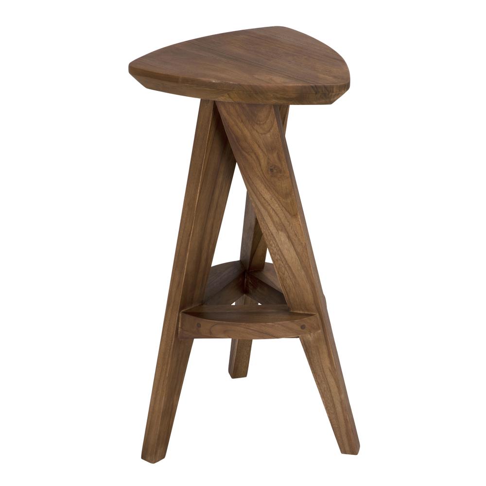 NOIR Twist Counter Stool Teak
