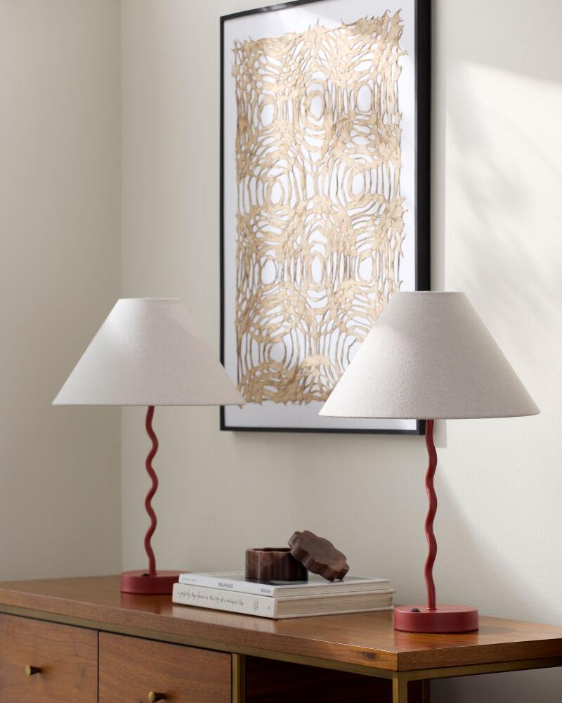 Livabliss Begonia BEG-006 20"H x 13"W x 13"D Table Lighting