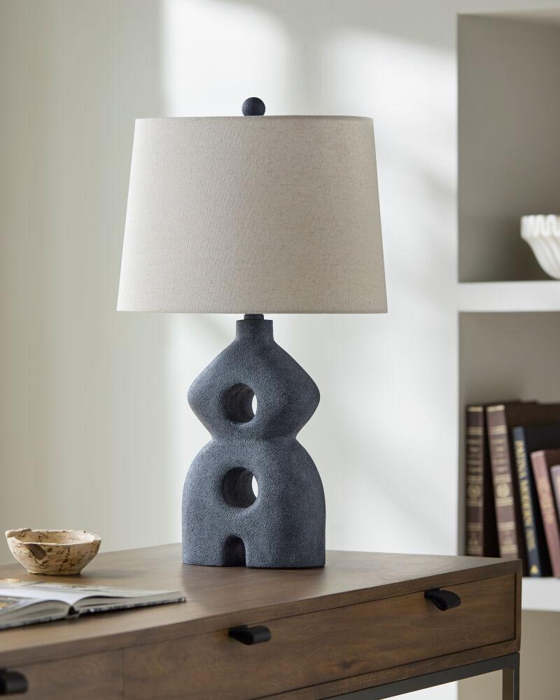 Livabliss Cueli CUE-001 25"H x 10"W x 15"D Table Lighting