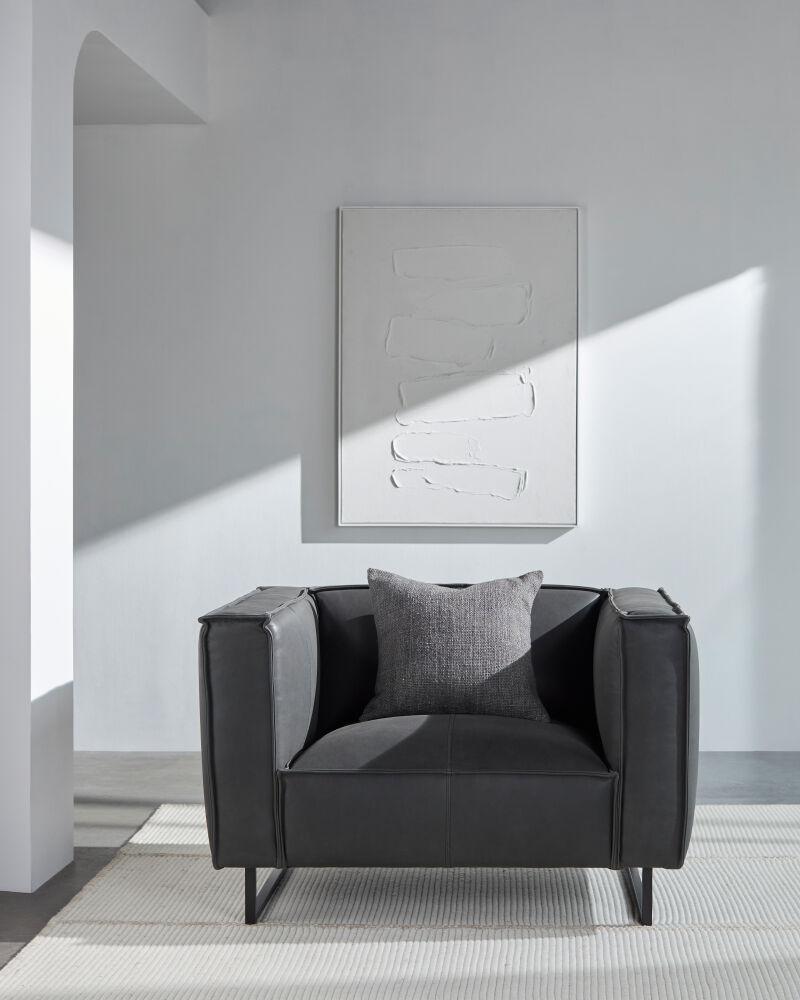 Surya Dylan DYN-006 31"H x 47"W x 39"D Accent Chair