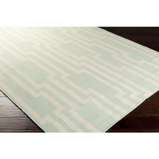 Surya Market Place MKP-1010 Ice Blue Light Beige 5' x 8' Rug