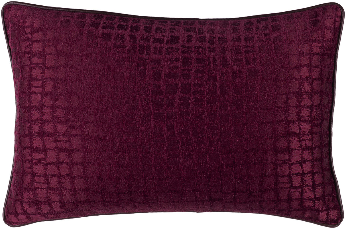 Surya Tambi TBI-004 Burgundy Dark Brown 13"H x 20"W Pillow Kit