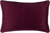 Surya Tambi TBI-004 Burgundy Dark Brown 13"H x 20"W Pillow Kit