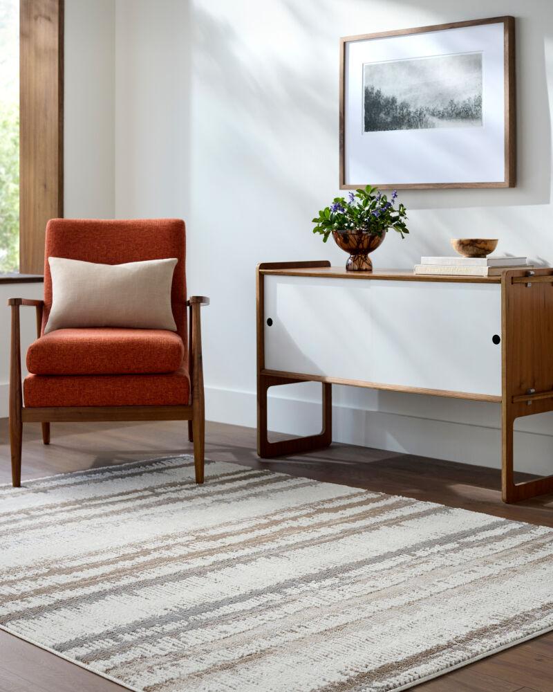 Livabliss Siyah SIY-2314 5'3" x 7' Machine Woven Rug