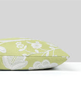 Scalamandre Kensington Embroidery 22 X 22 - Celery Decorative Pillow