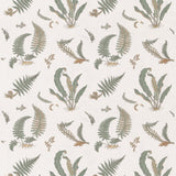 G P & J Baker FERNS EMBROIDERY VERDIGRIS Fabric