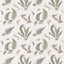 G P & J Baker FERNS EMBROIDERY VERDIGRIS Fabric