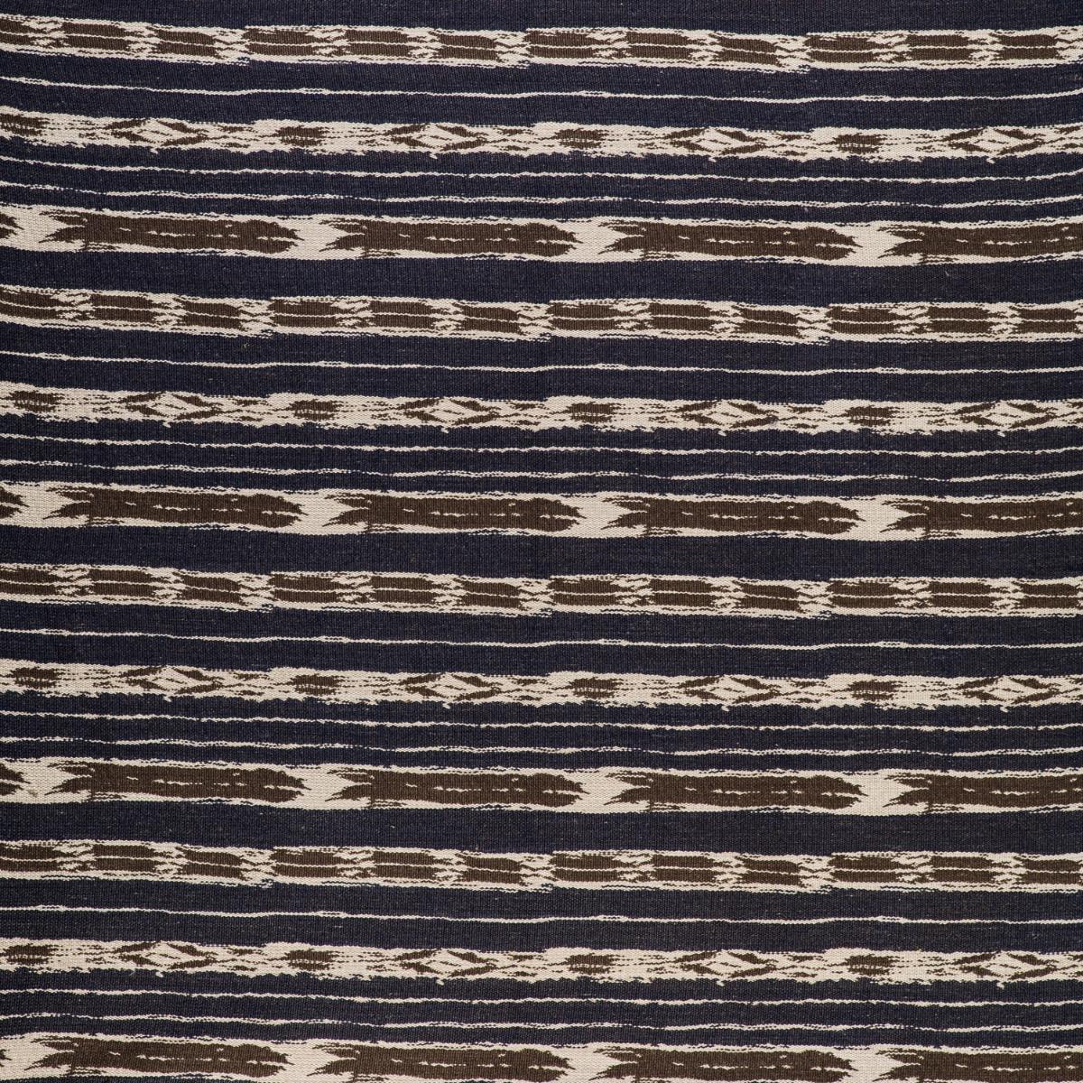 Gaston Y Daniela BANDAS CRUDO/AZUL Upholstery Fabric