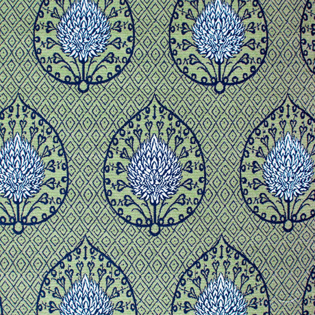 Gaston Y Daniela PALMETA FONDO VERDE Upholstery Fabric