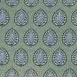 Gaston Y Daniela PALMETA FONDO VERDE Upholstery Fabric