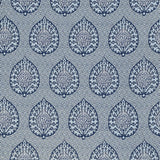 Gaston Y Daniela PALMETA FONDO AZUL Upholstery Fabric