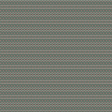 Gaston Y Daniela CAUCASO VERDE TEJA Upholstery Fabric