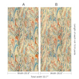 Lee Jofa TAPLOW PAPER CLAY/BLUE Wallpaper