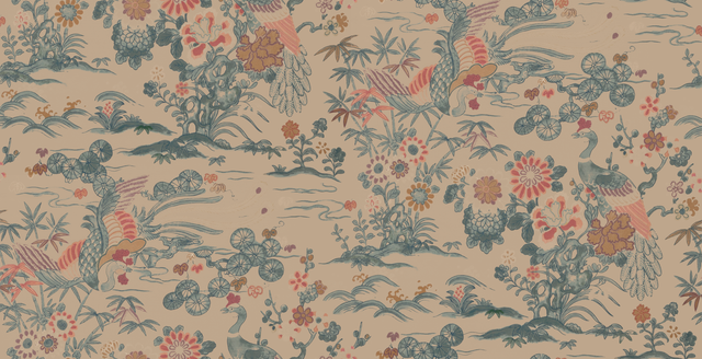 Lee Jofa SAKURA PAPER SHORE Wallpaper