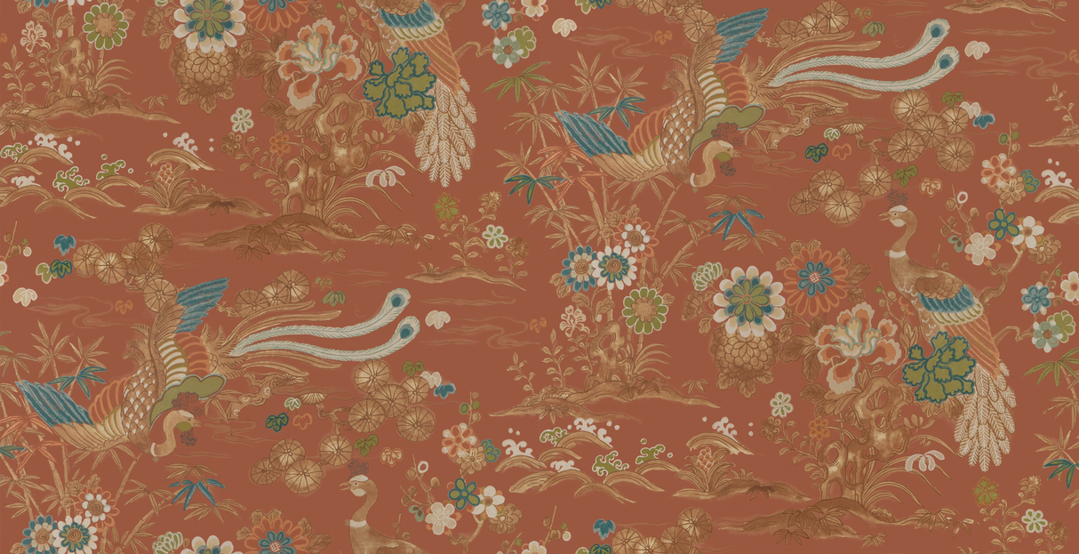 Lee Jofa SAKURA PAPER CLAY Wallpaper