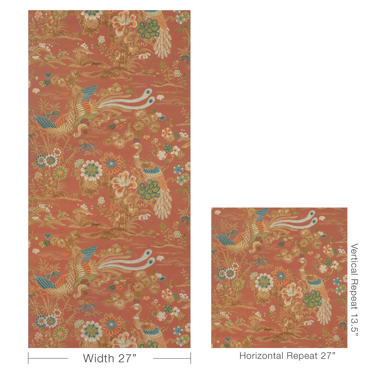 Lee Jofa SAKURA PAPER CLAY Wallpaper