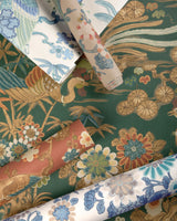 Lee Jofa SAKURA PAPER TEAL Wallpaper