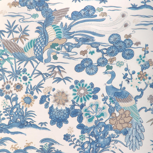Lee Jofa SAKURA PAPER BLUE Wallpaper