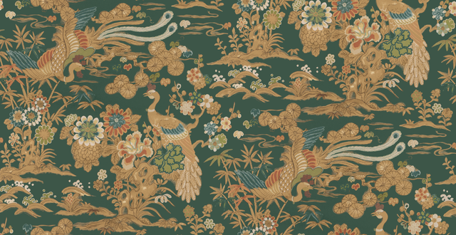 Lee Jofa SAKURA PAPER GREEN Wallpaper
