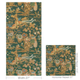 Lee Jofa SAKURA PAPER GREEN Wallpaper