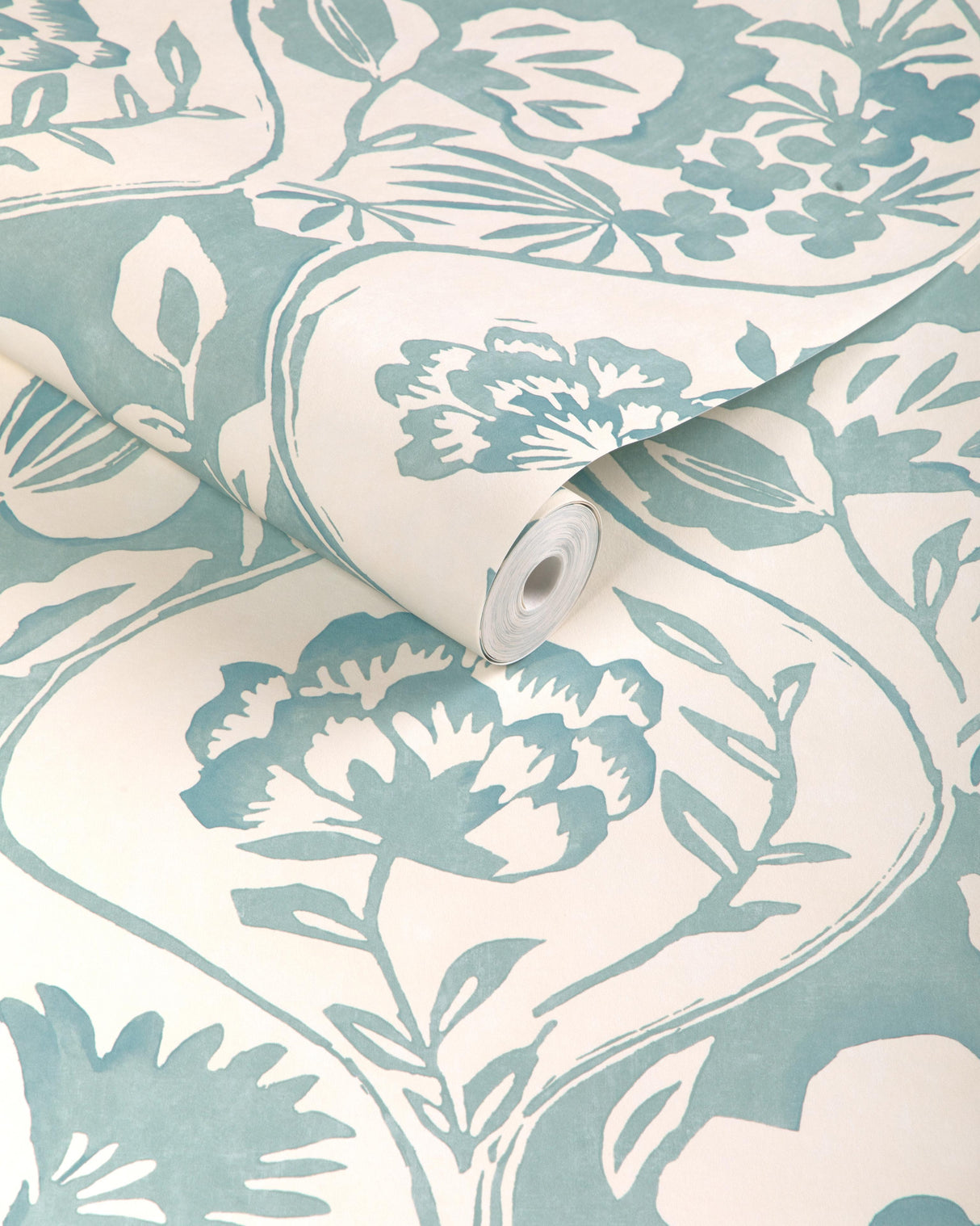 Lee Jofa CALATHEA PAPER AQUA Wallpaper