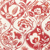 Lee Jofa CALATHEA PAPER RED Wallpaper