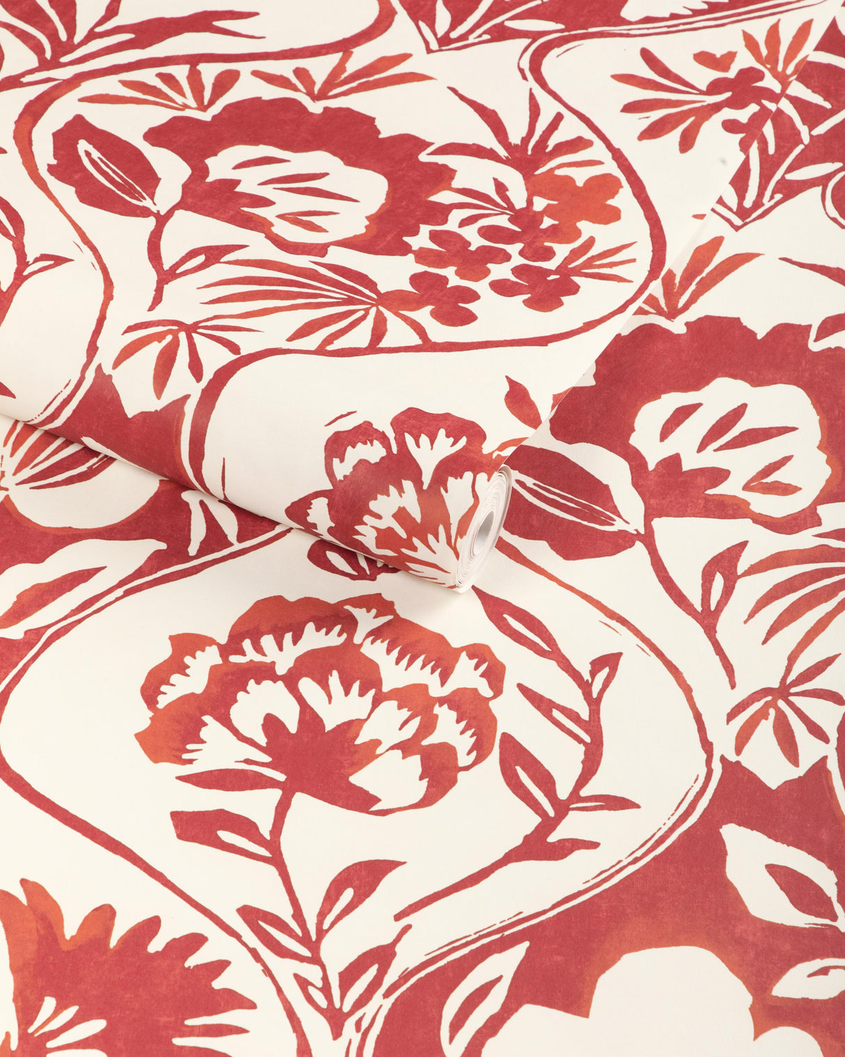 Lee Jofa CALATHEA PAPER RED Wallpaper