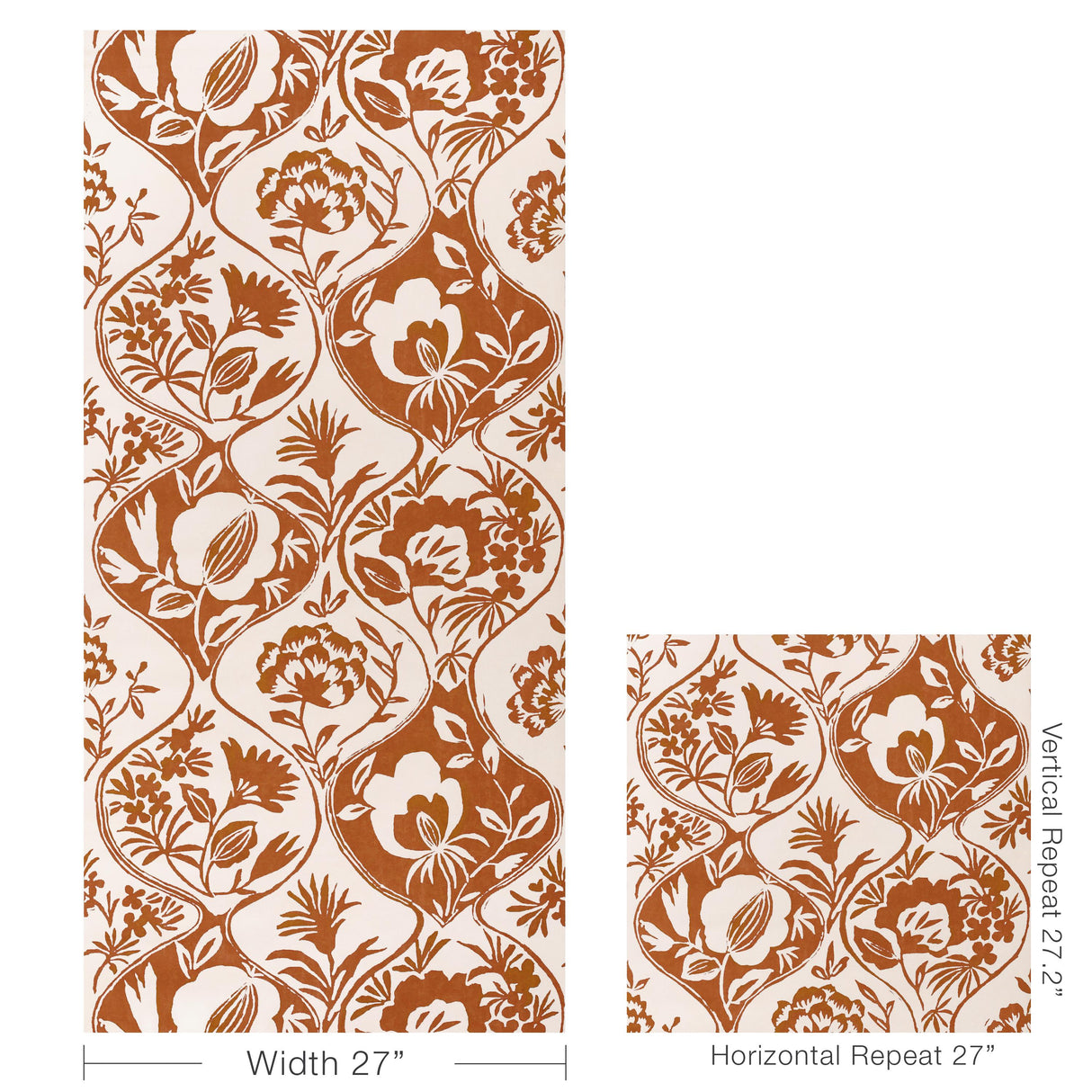 Lee Jofa CALATHEA PAPER CLAY Wallpaper