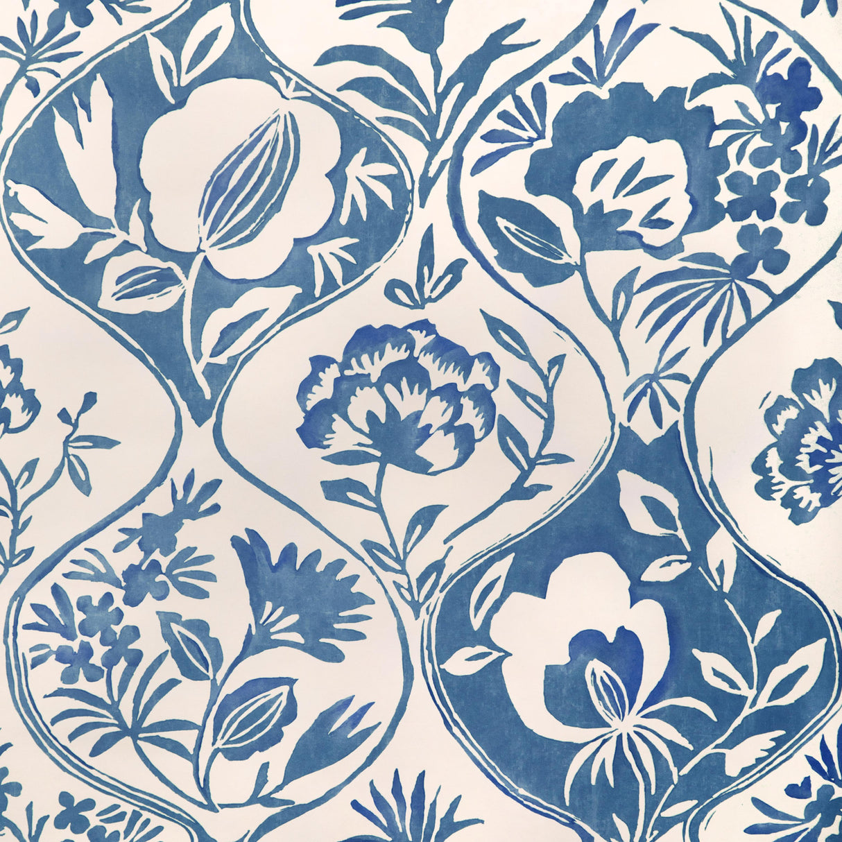 Lee Jofa CALATHEA PAPER BLUE Wallpaper