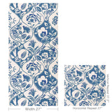 Lee Jofa CALATHEA PAPER BLUE Wallpaper