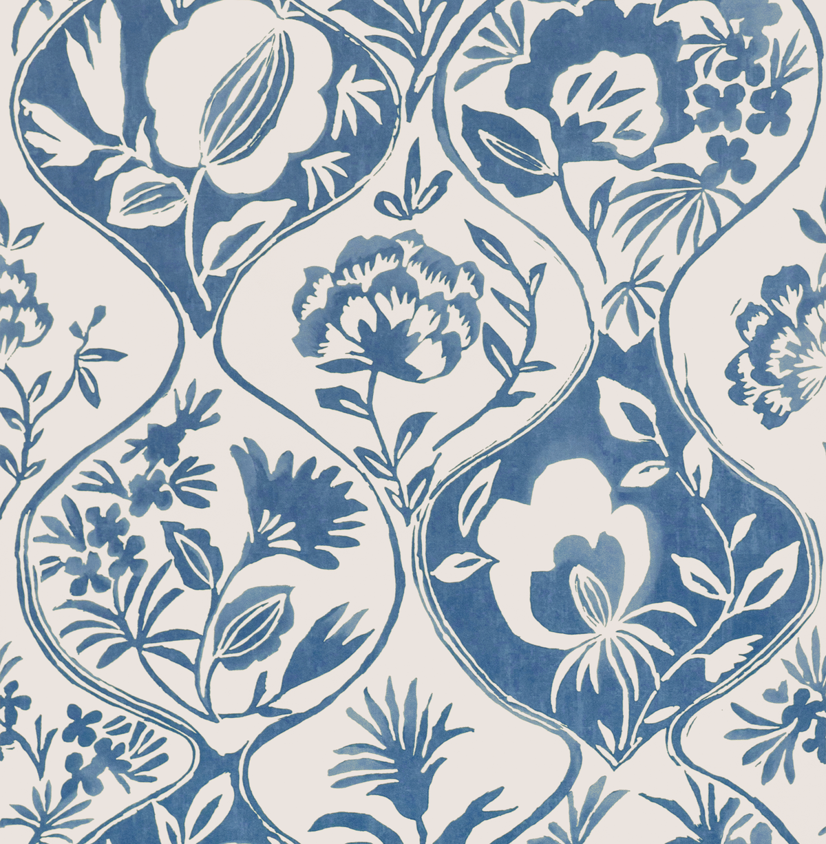 Lee Jofa CALATHEA PAPER BLUE Wallpaper