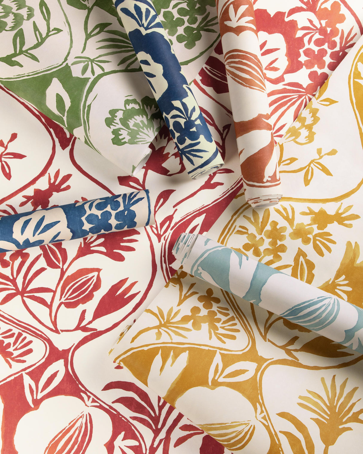 Lee Jofa CALATHEA PAPER BLUE Wallpaper