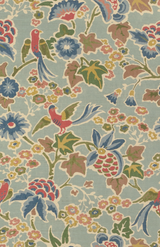 Lee Jofa POSY PAPER AQUA/IVY Wallpaper