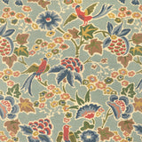 Lee Jofa POSY PAPER AQUA/IVY Wallpaper