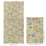 Lee Jofa POSY PAPER AQUA/IVY Wallpaper