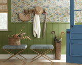 Lee Jofa POSY PAPER AQUA/IVY Wallpaper