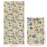 Lee Jofa POSY PAPER BLUE/MULTI Wallpaper