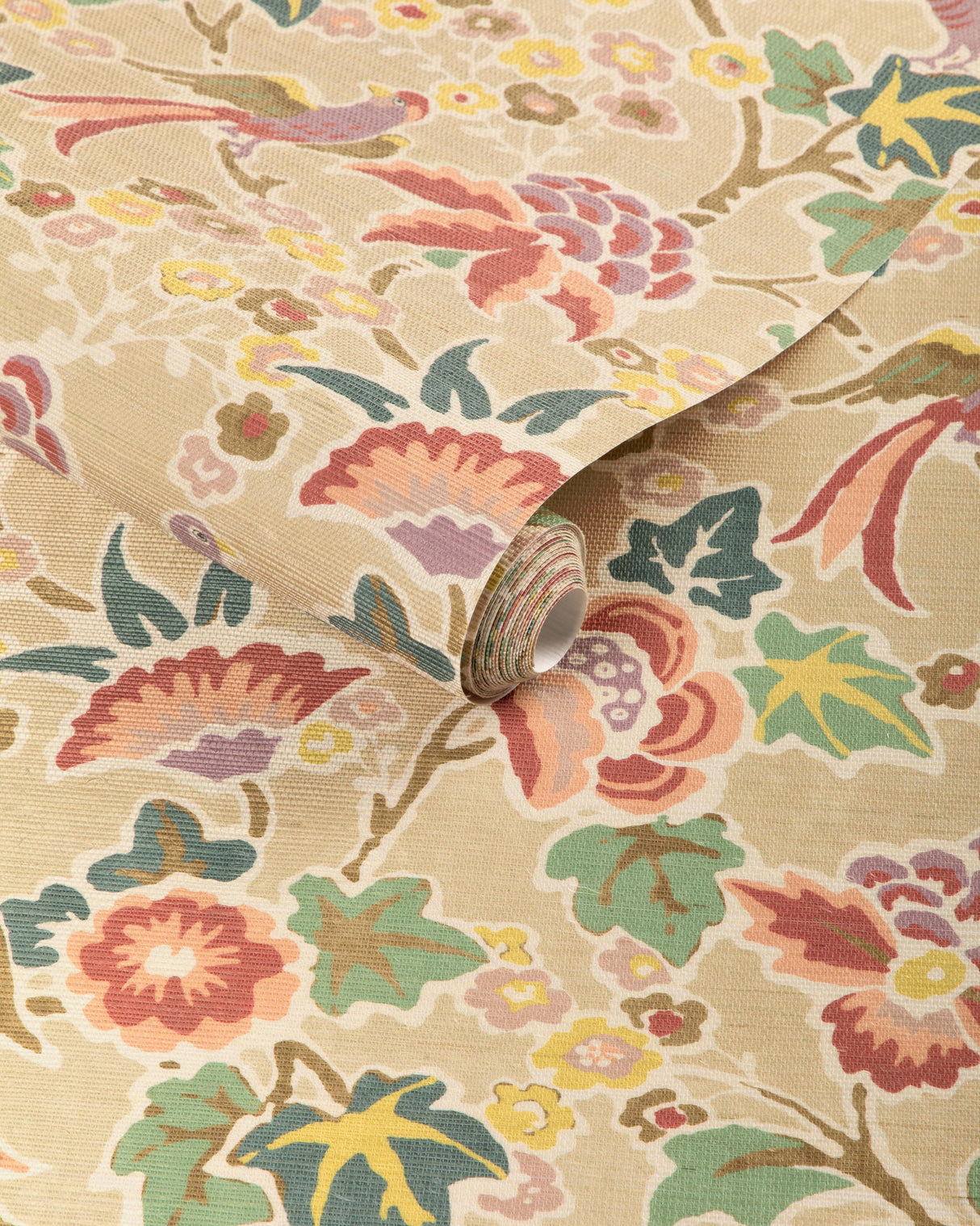 Lee Jofa POSY PAPER BERRY/LEAF Wallpaper