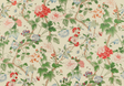 Lee Jofa GARDENIA PAPER RED/GREEN Wallpaper