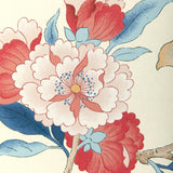 Lee Jofa GARDENIA PAPER BLUE/RED Wallpaper