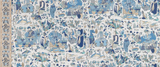 Brunschwig & Fils SHALIMAR BLUE/SAND Wallpaper