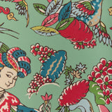 Brunschwig & Fils SHALIMAR JADE/ROSE Wallpaper